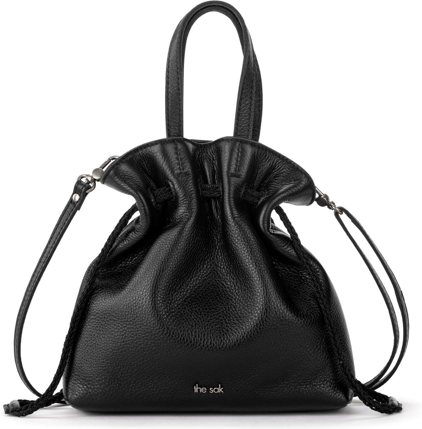 imageThe Sak Womens Glenna Drawstring Mini CrossbodyBlack