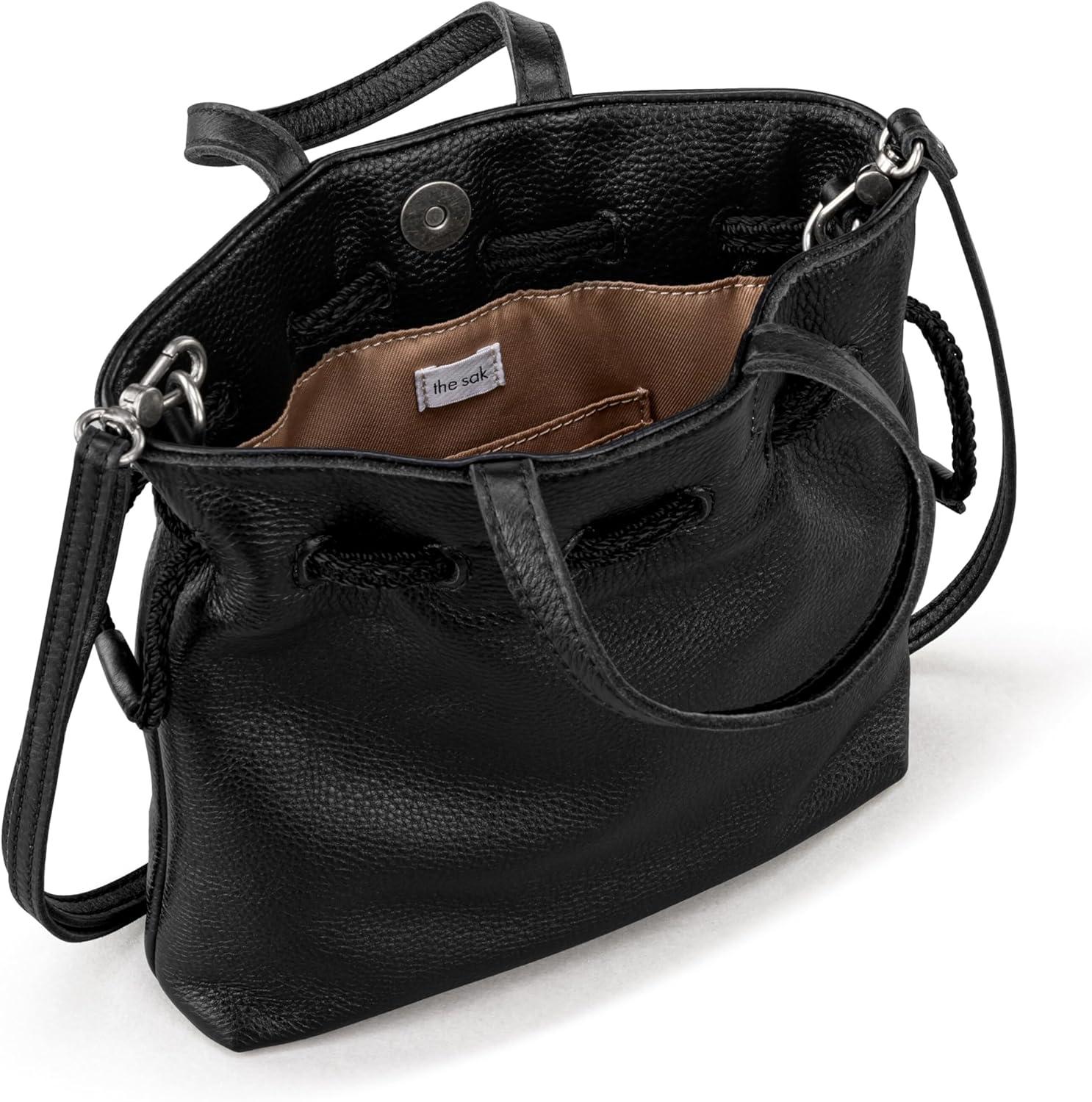 imageThe Sak Womens Glenna Drawstring Mini CrossbodyBlack