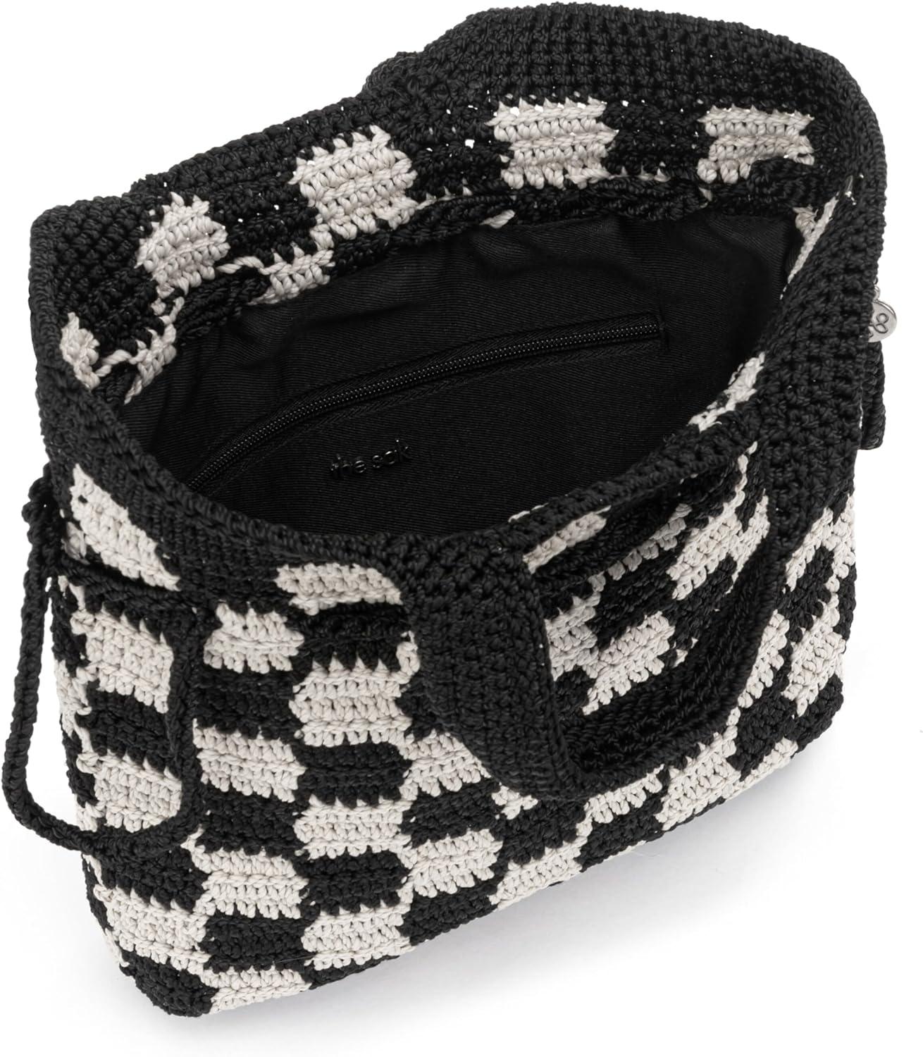imageThe Sak Womens Glenna Drawstring Mini CrossbodyBlack Check