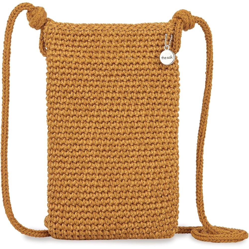 imageThe Sak Josie Mini Crossbody in Crochet with Adjustable StrapGingersnap