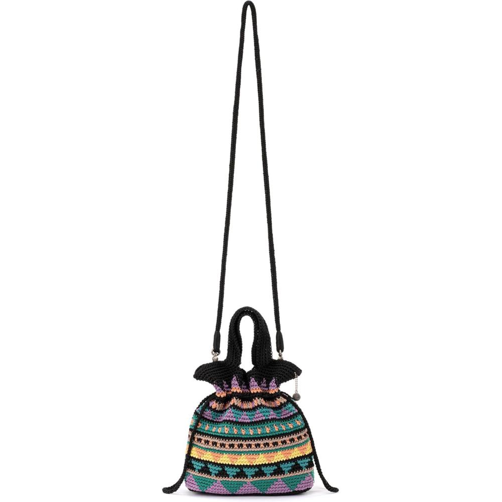 imageThe Sak Womens Glenna Drawstring Mini CrossbodyRio Stripe