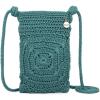 The Sak Josie Mini Crossbody in Crochet with Adjustable Strap(Azure Patch)