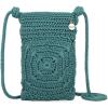 The Sak Josie Mini Crossbody in Crochet with Adjustable Strap(Azure Patch)