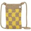 The Sak Josie Mini Crossbody in Crochet with Adjustable Strap(Lemon Drop Check)