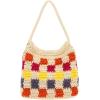 The Sak Womens Ava Mini Hobo(Multi Check)