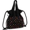 The Sak Womens Glenna Drawstring Mini Crossbody(Black Multi Beads)