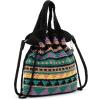 The Sak Womens Glenna Drawstring Mini Crossbody(Rio Stripe)
