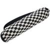 The Sak Yoga Mat Bag in Crochet, Drawstring Closure, Black Check