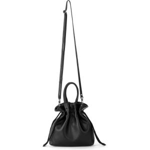 The Sak Womens Glenna Drawstring Mini Crossbody(Black)