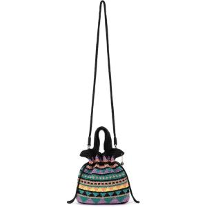 The Sak Womens Glenna Drawstring Mini Crossbody(Rio Stripe)
