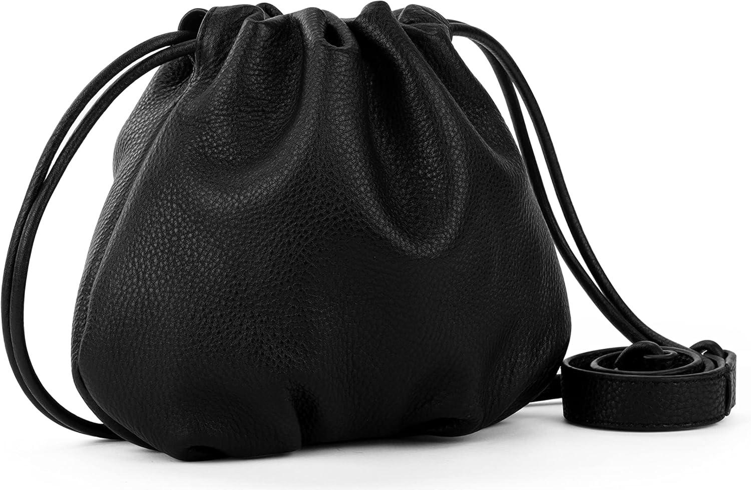 imageThe Sak Lorelie Drawstring Crossbody Bag in Leather MultiUse Design