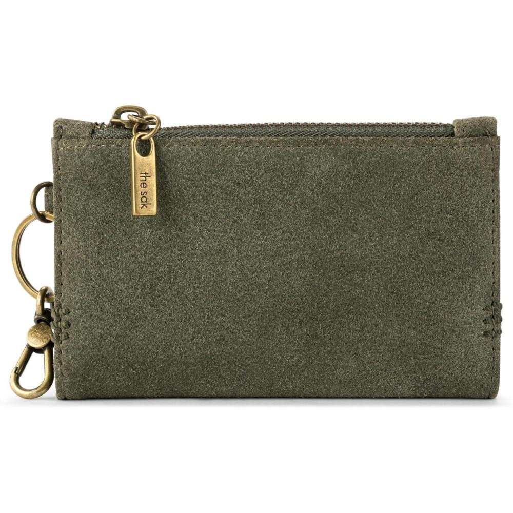 imageThe Sak Encino Card Wallet Womens Leather Wallet For Everyday Slim Wallet With Zipper Credit Card Slots amp Coin Holder