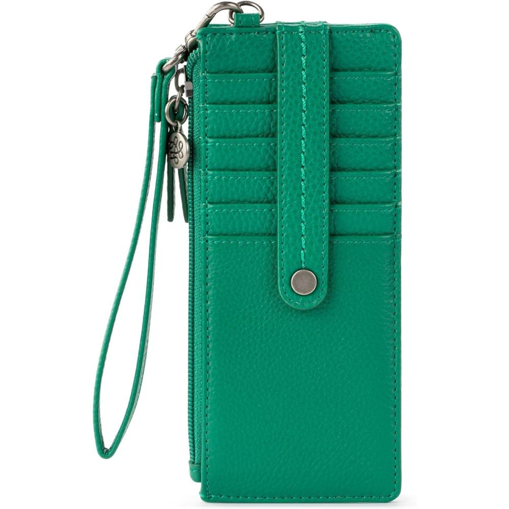 imageThe Sak Kira Leather Card Wristlet Clover