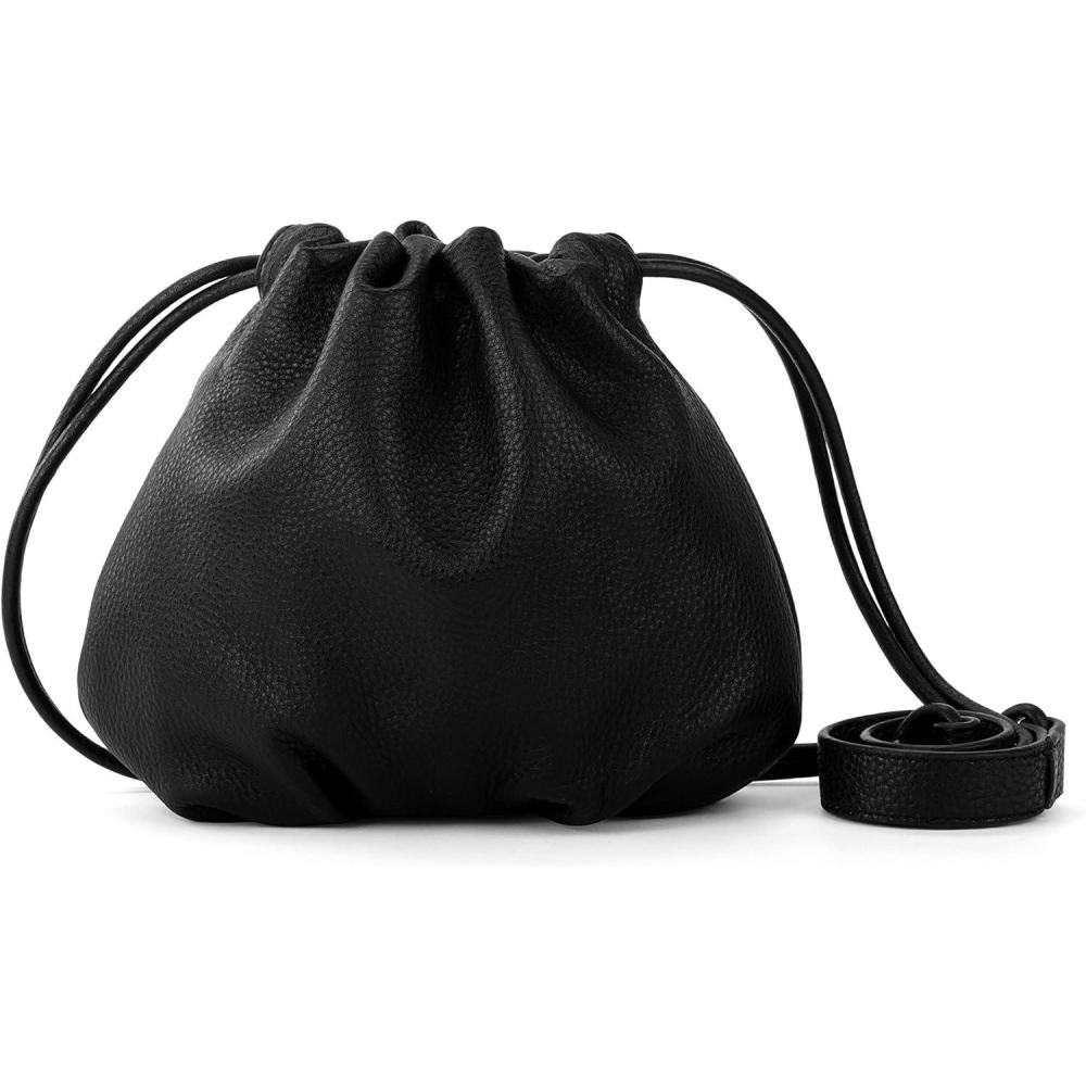 imageThe Sak Lorelie Drawstring Crossbody Bag in Leather MultiUse Design