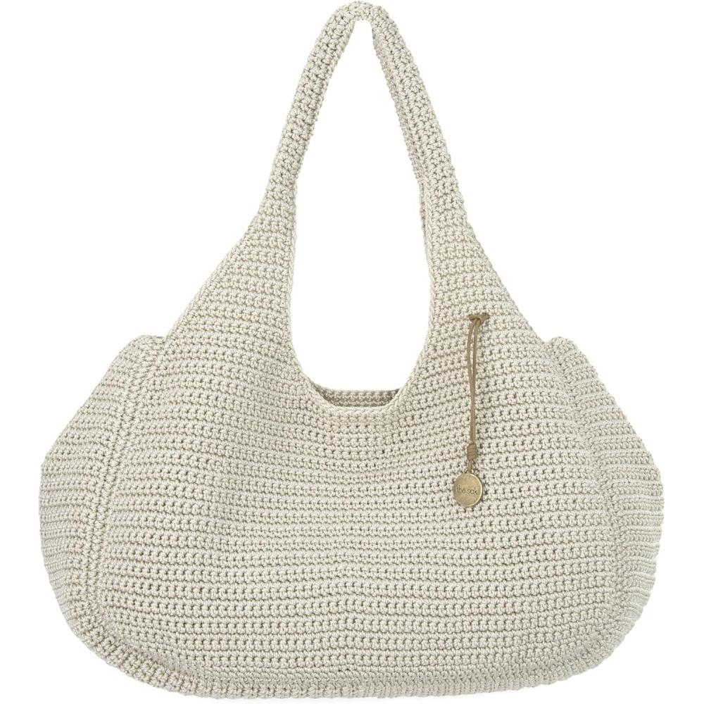 imageThe Sak Rylan Medium Satchel in Leather Double Handles amp Removable Crossbody StrapNatural