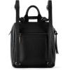 The Sak Loyola Mini Backpack in Leather, Convertible Design with Adjustable Strap, Black(Black)