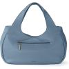 The Sak Rylan Medium Satchel in Leather, Double Handles & Removable Crossbody Strap(Maritime)