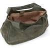 The Sak Rylan Medium Satchel in Leather, Double Handles & Removable Crossbody Strap(Moss Suede)