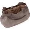 The Sak Rylan Medium Satchel in Leather, Double Handles & Removable Crossbody Strap(Mushroom Suede)