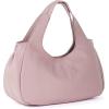 The Sak Rylan Medium Satchel in Leather, Double Handles & Removable Crossbody Strap(Rosewood)