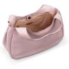 The Sak Rylan Medium Satchel in Leather, Double Handles & Removable Crossbody Strap(Rosewood)
