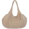 The Sak Rylan Medium Satchel in Leather, Double Handles & Removable Crossbody Strap(Bamboo Static)