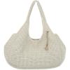 The Sak Rylan Medium Satchel in Leather, Double Handles & Removable Crossbody Strap(Natural)