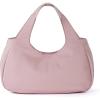 The Sak Rylan Medium Satchel in Leather, Double Handles & Removable Crossbody Strap(Rosewood)