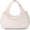 The Sak Rylan Medium Satchel in Leather, Double Handles & Removable Crossbody Strap(Stone)