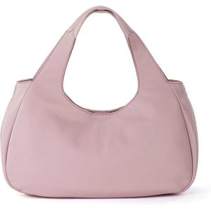 The Sak Rylan Medium Satchel in Leather, Double Handles & Removable Crossbody Strap(Rosewood)