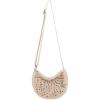 The Sak Ryder Small Crossbody Purse – Hand Crochet Women’s Handbag for Everyday & Travel – Mini Cross Body Bag With Zipper Closure & Adjustable Shoulder Bag Strap – Ecru Multi Beads