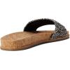 the sak Women’s Mendocino Slide Crochet, Slip On Sandals, Summer Open Toe Shoes, Black, 9