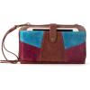 The Sak Iris Smartphone Cross Body Bag(Multi Patch / Suede)