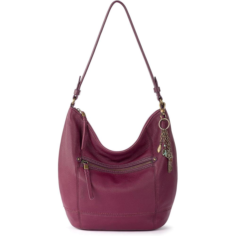 imageThe Sak Womens Sequoia Hobo Currant Onesize