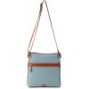 The Sak Esperato Nylon Flat Crossbody in Eco Twill, Adjustable Repreve Webbing Strap(Denim)