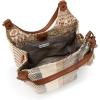 Sakroots The Sak Roma Shopper Shoulder Bag Large Purse & Tote Bag with Double Straps & Zipper Pockets for Everyday & Travel(Tobacco Batik Woven)