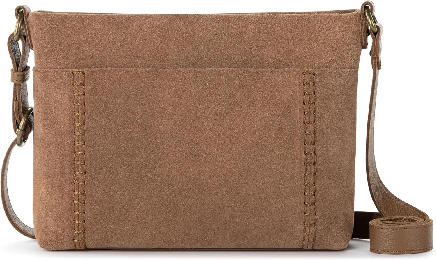 imageThe Sak Womens Melrose Leather CrossbodyTobbaco Suede