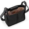 The Sak Los Feliz Small Crossbody Purse – Women’s Leather Handbag For Everyday & Travel – Mini HandBag With Adjustable Strap(Black)