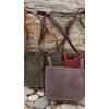 The Sak Los Feliz Small Crossbody Purse – Women’s Leather Handbag For Everyday & Travel – Mini HandBag With Adjustable Strap(Moss Suede)