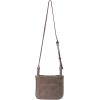 The Sak Los Feliz Small Crossbody Purse – Women’s Leather Handbag For Everyday & Travel – Mini HandBag With Adjustable Strap(Mushroom Suede)