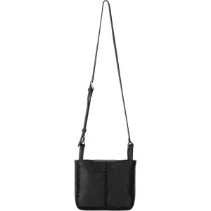 The Sak Los Feliz Small Crossbody Purse – Women’s Leather Handbag For Everyday & Travel – Mini HandBag With Adjustable Strap(Black)