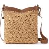 The Sak Lucia Crossbody Bag in Crochet, Convertible Purse with Adjustable Shoulder Strap(Natural Primrose Straw)