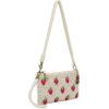 The Sak Vita Small Crochet Wristlet Purse – Hand Crochet Women’s Clutch for Everyday & Travel – Mini Handbag With Card Slots, Zipper Closure & Pockets – Natural Strawberries