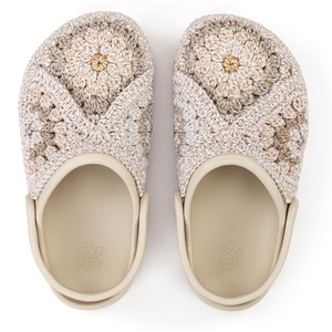 The Sak Bolo Clog Shoe – Women’s Slip On Crochet Sandal for Indoor & Outdoor Use, Lightweight Comfortable Mule Shoes(Sand Patch)