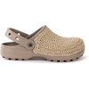 The Sak Bolo Clog Shoe – Women’s Slip On Crochet Sandal for Indoor & Outdoor Use, Lightweight Comfortable Mule Shoes(Bamboo Static)