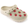The Sak Bolo Clog Shoe – Women’s Slip On Crochet Sandal for Indoor & Outdoor Use, Lightweight Comfortable Mule Shoes(Natural Strawberries)