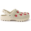 The Sak Bolo Clog Shoe – Women’s Slip On Crochet Sandal for Indoor & Outdoor Use, Lightweight Comfortable Mule Shoes(Natural Strawberries)