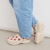 The Sak Bolo Clog Shoe – Women’s Slip On Crochet Sandal for Indoor & Outdoor Use, Lightweight Comfortable Mule Shoes(Natural Strawberries)