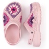 The Sak Bolo Clog Shoe – Women’s Slip On Crochet Sandal for Indoor & Outdoor Use, Lightweight Comfortable Mule Shoes(Orchid Patch)