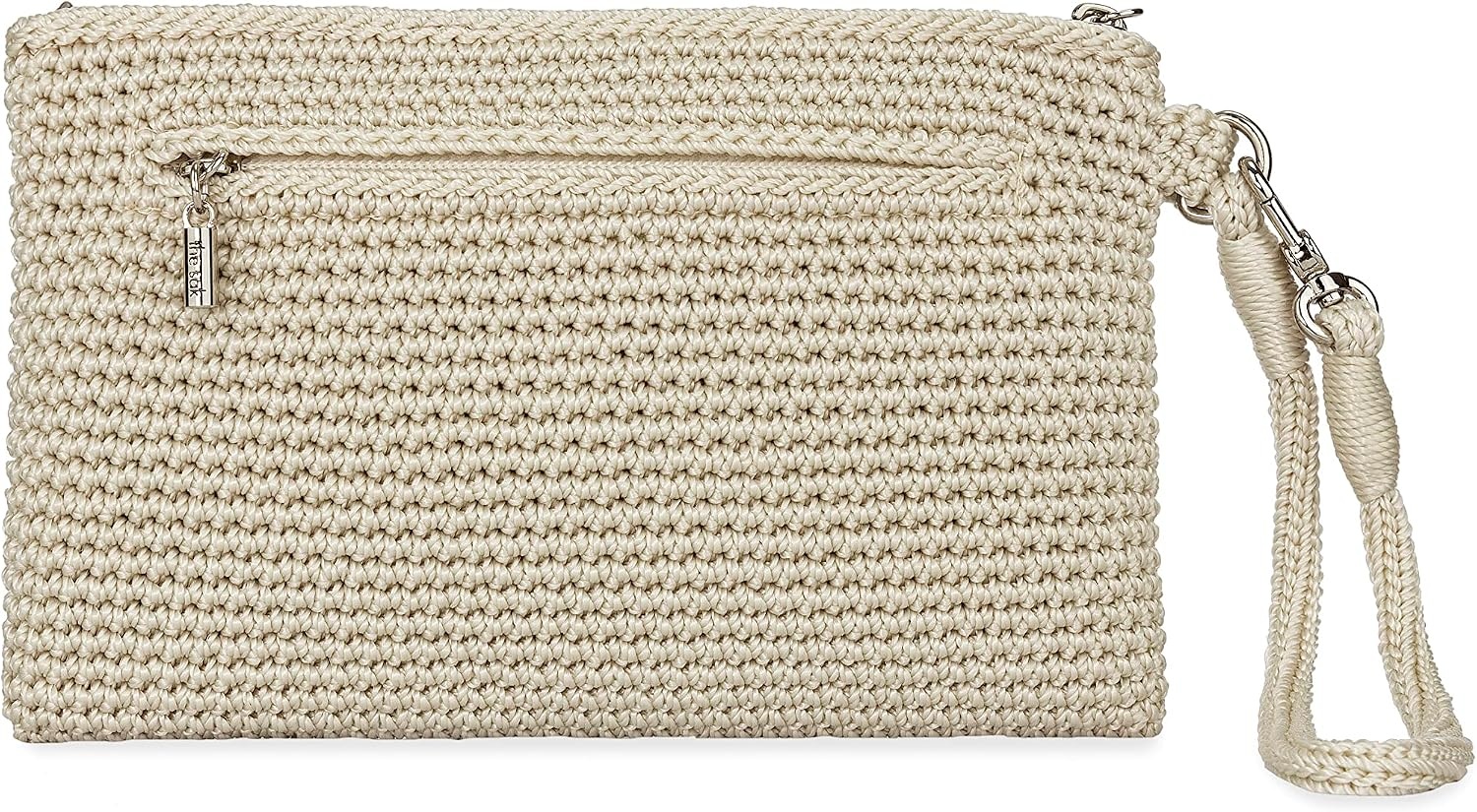 image:imageThe Sak Vita Small Crochet Wristlet PurseNatural